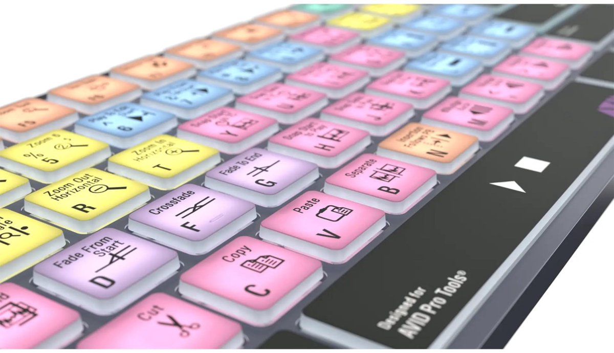Logickeyboard Avid Pro Tools Titan wygrywa - klawiatura