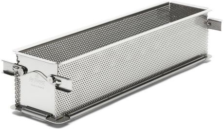 Kupujący prostokątna składana długa forma do pieczenia geoforme - perforowana stal nierdzewna - 35cm
