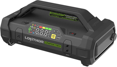 Lokithor ja3000 pro jump starter 3000a - 12v - kompresor powietrza - power bank - latarka LED - do samochodu, motocykla, łodzi, SUV