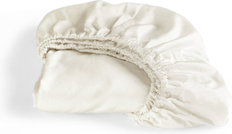 Cinderella - sundays - hoeslaken - 100% katoen-satijn - 90x210 cm - tot 25 cm matrashoogte - ivoor