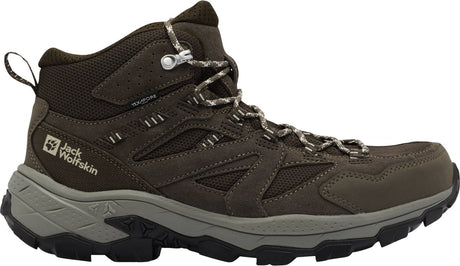 Męskie buty turystyczne Jack Wolfskin vojo tour texapore mid m - zimna kawa