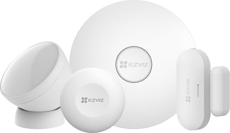 Ezviz sensor kit - slimme beveiligingsset met bewegingssensor deur raam sensor - matter apple homekit compatibel - integratie met camera's - draadloze installatie lange batterijduur