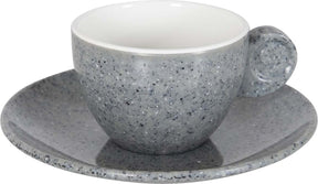 Gimex - linia solidna - zestaw do espresso - granit - szary - 85 ml - 2 sztuki
