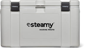 Steamy marine pro 70 - grote koelbox - extra goed geïsoleerd - 70 liter - wit
