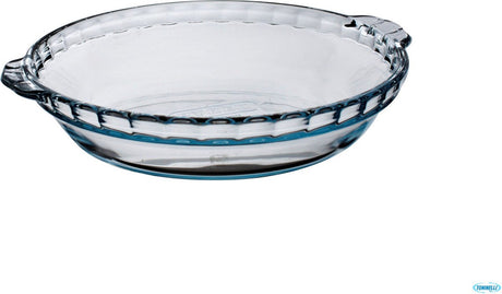 Pyrex - tortownica Iconic z uchwytami ø 21 cm - przezroczysta - szkło borokrzemianowe