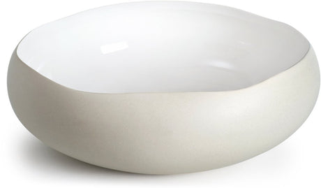 Medard de noblat - oslo biały - miska 34 x 34 x 11,5 cm - kamionka