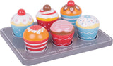 Zestaw drewnianych muffinów Bigjigs