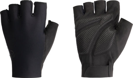 Bbb cycling highsupport - fietshandschoenen zomer - 10 - 25 °c - volledige padding - antislip handpalm - unisex wielrenhandschoenen - zwart l