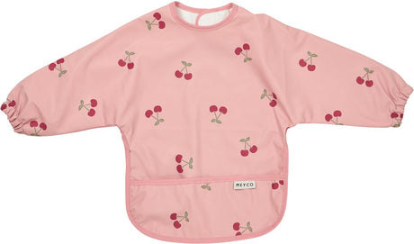 Meyco baby meyco cherry mouwslab - 6 - 18 maanden - soft rose