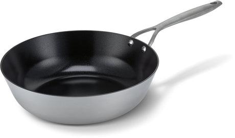 Patelnia wok o zmierzchu Brabantia ø 28 cm - 100% bez pfas - ceramiczna powłoka nieprzywierająca - patelnia indukcyjna - można myć w zmywarce i piekarniku - szary