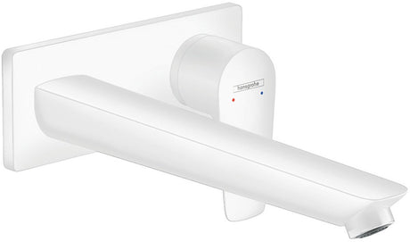 Hansgrohe talis e - bateria umywalkowa - obsługa jednouchwytowa - z korkiem spustowym - rozmiar 225 mm - biały matowy