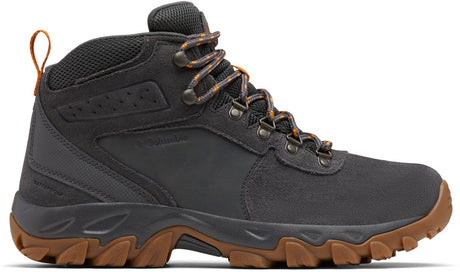 Męskie buty turystyczne Columbia Newton Ridge™ Plus II Suede WP – ciemnoszary, złoty bursztyn