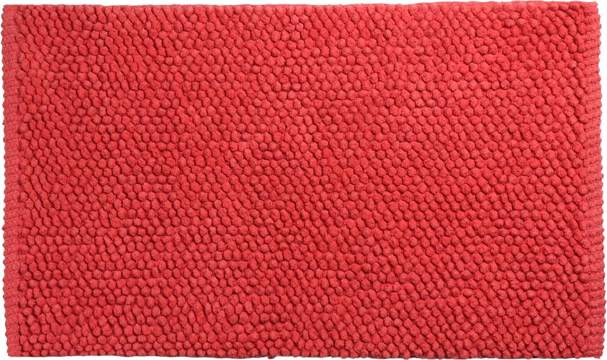 Mata do kąpieli popcorn Differnz 50x80cm koralowa