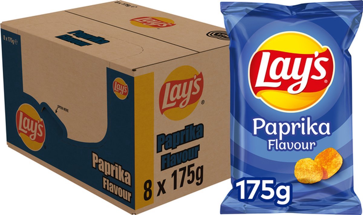 Papryka Lay's - frytki - 8 x 175 gramów