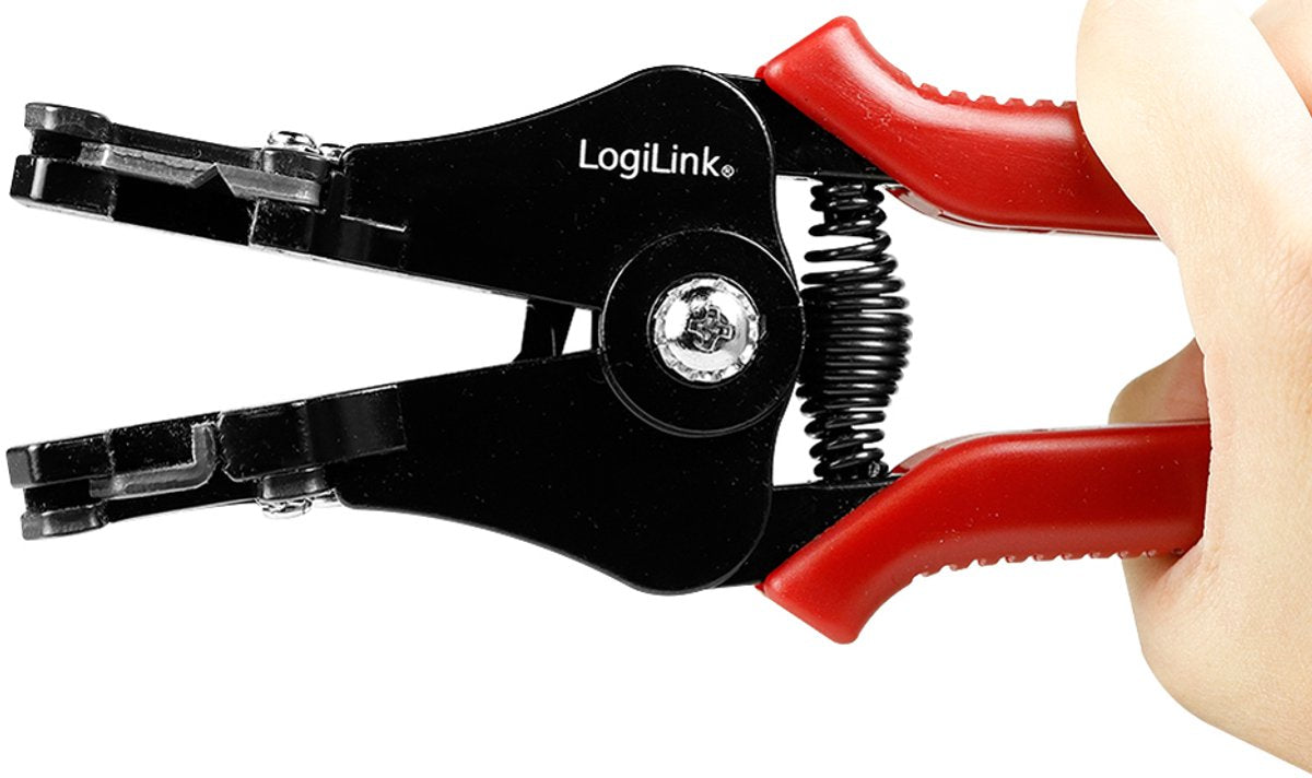 Logilink striptang voor zonnepaneel pv-kabels, rood