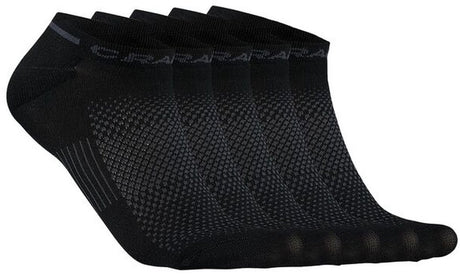 Craft aktywne skarpety bezwałowe 5-pak skarpet sportowych unisex - czarny