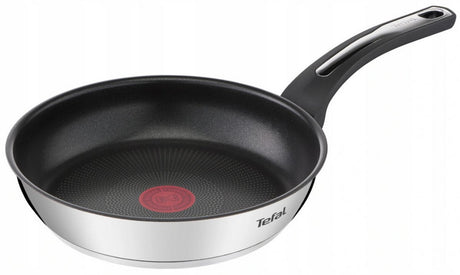 Patelnia Tefal Emotion - indukcja - stal nierdzewna - czujnik temperatury - 24cm