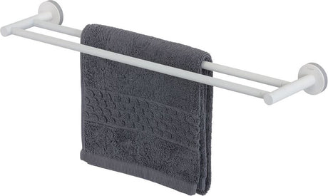 Tiger urban - handdoekrek dubbel 60 cm - zonder boren - boren of lijmen - wit