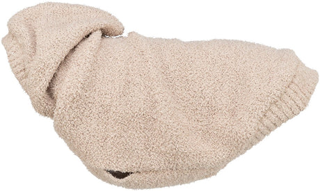 Sweter dla psa Trixie - Carson Hoodie Sand 40 cm - z kapturem, wygodny i modny