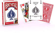 Bicycle ® bridge size french faces rood - klassieke belgische speelkaarten - premium kwaliteit