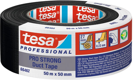 Taśma klejąca Tesa pro-strong 66462-00004-00 taśma naprawcza szara (dł. x szer.) 50 m x 38 mm 1 szt.