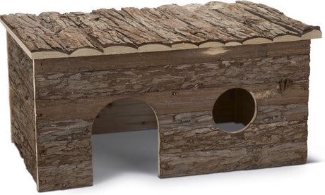 Domek z bali królewskiego lasu Beeztees - gryzoń - 50x33x25 cm