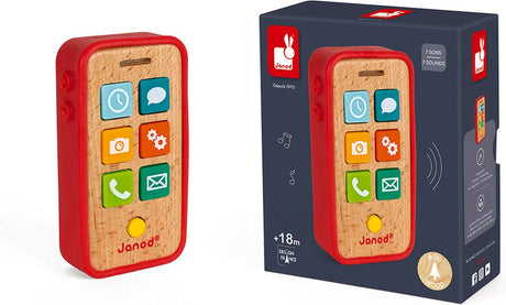 Janod - telefon zabawkowy - telefon z dźwiękiem