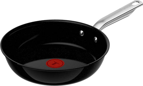 Tefal Experience Ceram - patelnia ceramiczna - ø24 cm - rdzeń fuzyjny - nie zawiera pfas - nadaje się do indukcji - nadaje się do stosowania z metalowymi szpatułkami