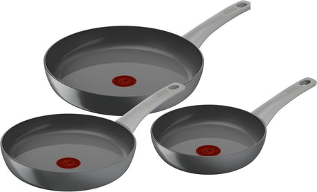 Tefal renew on - zestaw patelni - ø20 ø24 ø28 cm - bez pfas - ceramiczny - nadaje się do indukcji