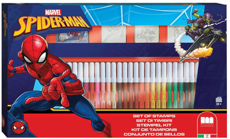 Zestaw kolorów multipRint Spiderman z znaczkami, 41dlg.
