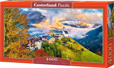 Castorland Colle Santa Lucia, Włochy – puzzle – 4000 elementów – satynowe wykończenie – idealne dopasowanie – europejska jakość