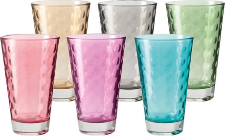 Szkło optyczne Leonardo różne 300ml - zestaw 6 sztuk