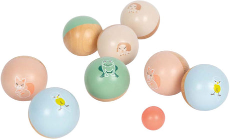 Mała stopa - jeu de boules towarzysze ogrodowi - 8 szt.