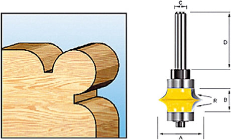 Koralik akcesoriów Makita prof.fr+l. hm 28,6mm s8 - d-11710