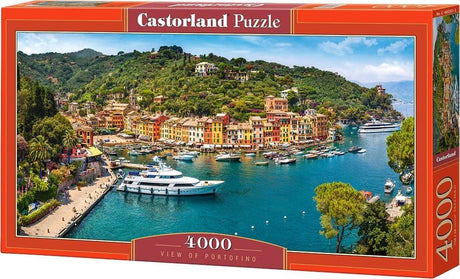 Widok Castorland na Portofino – puzzle – 4000 elementów – satynowe wykończenie – idealne dopasowanie – europejska jakość