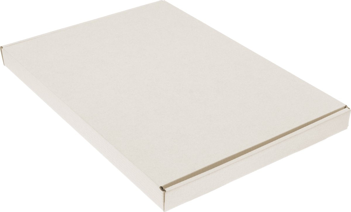 Skrzynka na listy ratuszowe - 362x257x27mm - biała - 25 sztuk