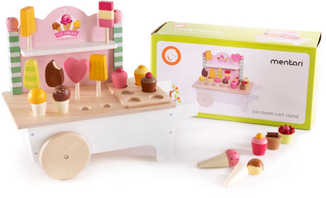 Mentari Wooden Ice Cream Cart, 18DLG.