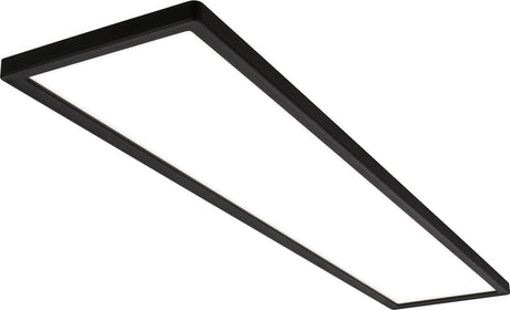 Briloner tava - lampa sufitowa led - lampa sufitowa ze światłem pośrednim - neutralne białe światło - 98cm - czarny