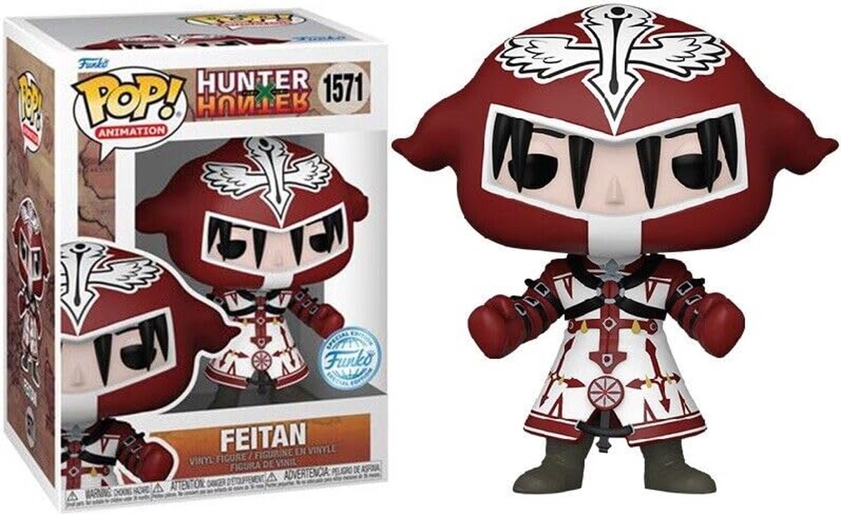 Funko pop hunter x hunter feitan figuur rood