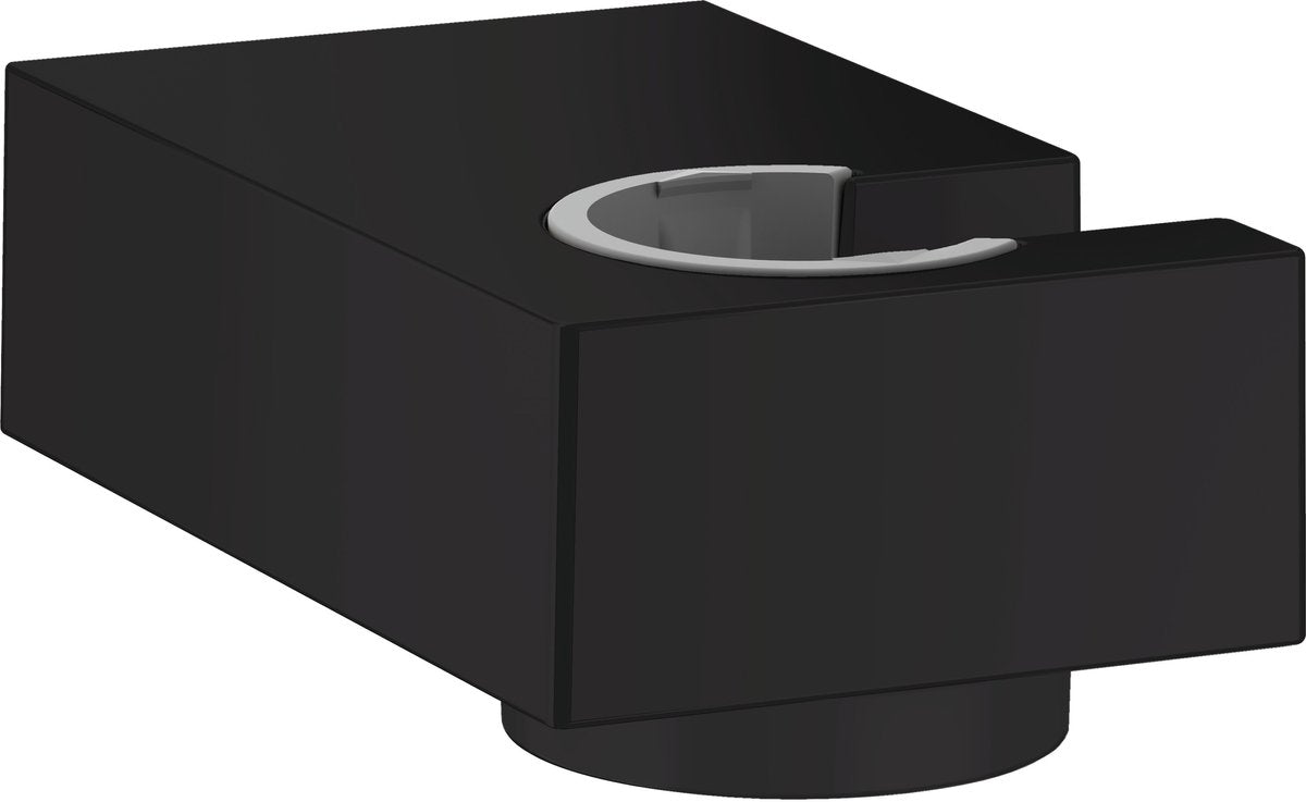 Uchwyt prysznicowy Hansgrohe Porter e w kolorze czarnym matowym