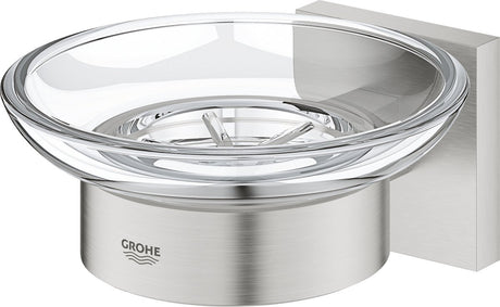 Grohe startowa mydelniczka w kostce z uchwytem - superstal (wygląd stali nierdzewnej) 41096dc0
