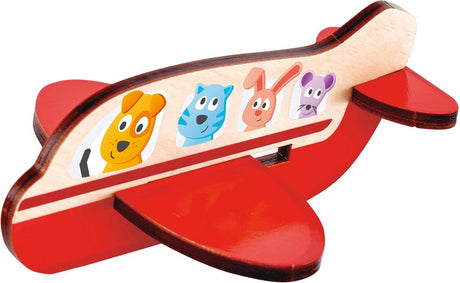 Zabawki Hape - puzzle 3D samolot - puzzle
