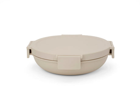 Brabantia miska na lunch do makijażu - 1 l - plastik - miękki beż