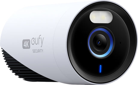 Eufy Security E330 Dodatkowa kamera zewnętrzna Kamera bezpieczeństwa - Kamera zewnętrzna - Rozdzielczość 4K Ultra HD - Nagrywanie 24/7 - Zasięg Wi-Fi 464 m� - Rozpoznawanie twarzy AI - Przewodowa kamera bezpieczeństwa