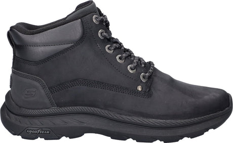 Skechers pollard - waylon heren instappers - zwart 42