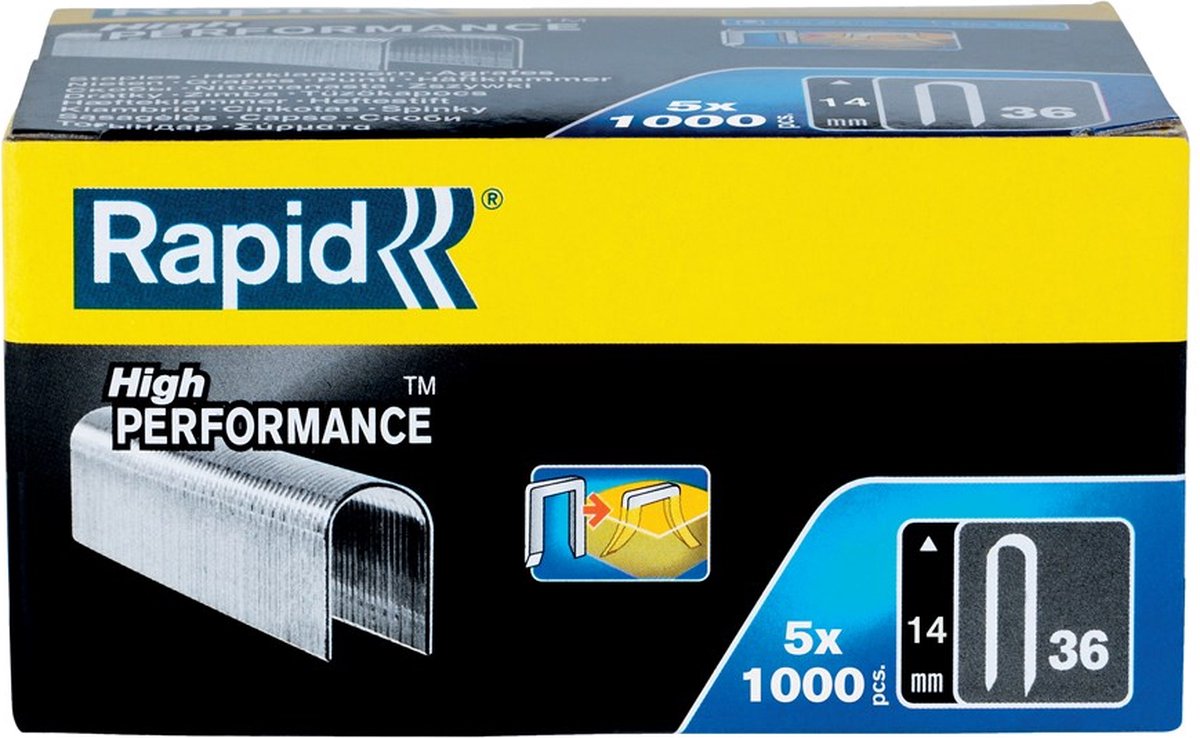 Rapid - zszywki 36 - 14 mm 5x1000 11886910