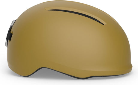 Z klimatem kask rowerowy mężczyźni kobiety - kask rowerowy e-bike dorośli - rower elektryczny - rower miejski - rozmiar l (58-61cm) - migdałowy mat (brązowy)