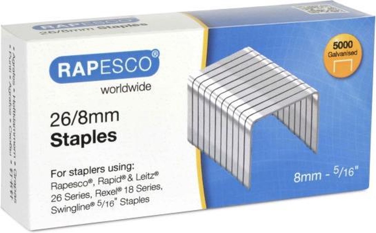 Niemarkowe zszywki sans marque rapesco 26 6 5000x