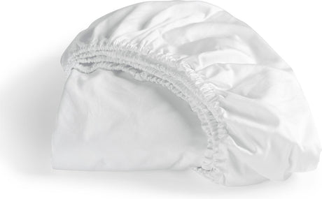 Cinderella - sundays - hoeslaken - 100% katoen-satijn - 100x210 cm - tot 25 cm matrashoogte - wit