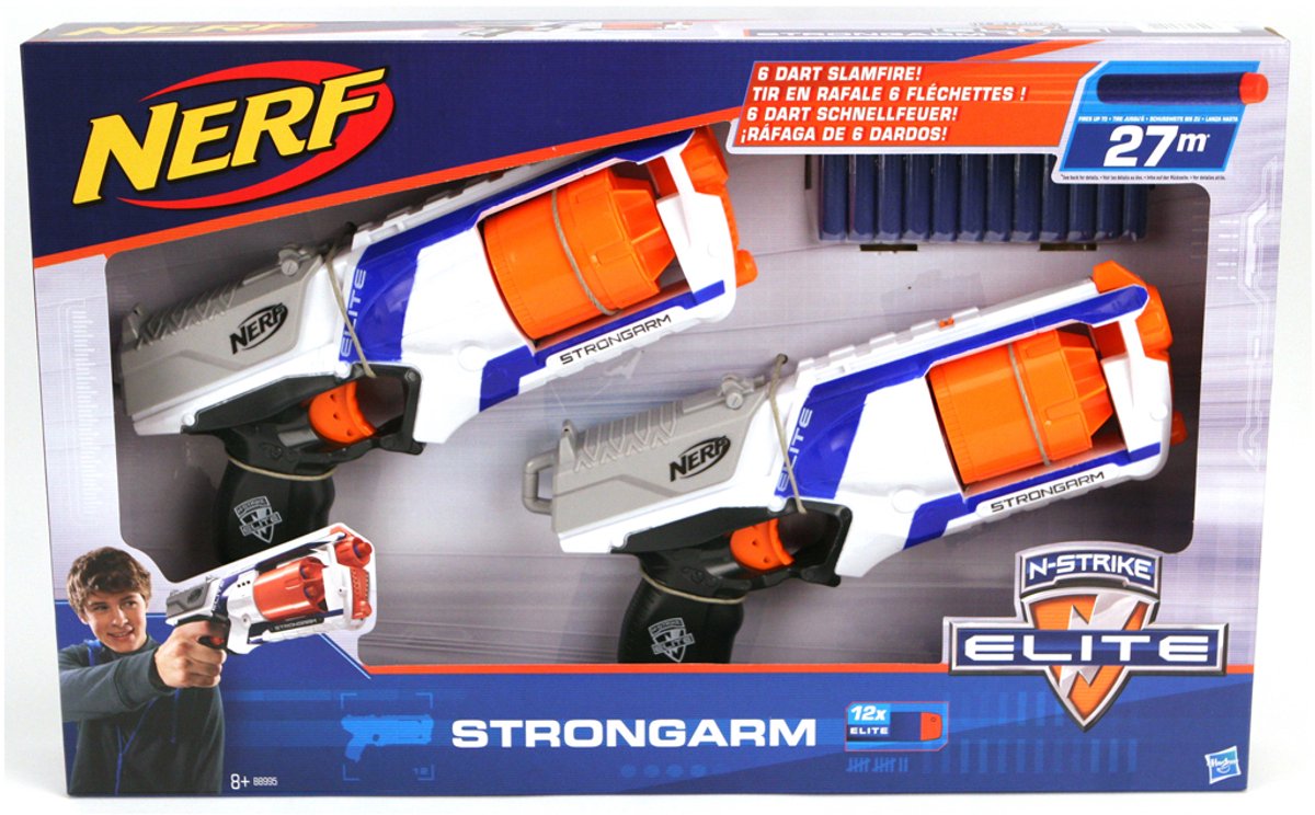 Hasbro nerf - elitarny silny siłacz n-strike - 2 sztuki